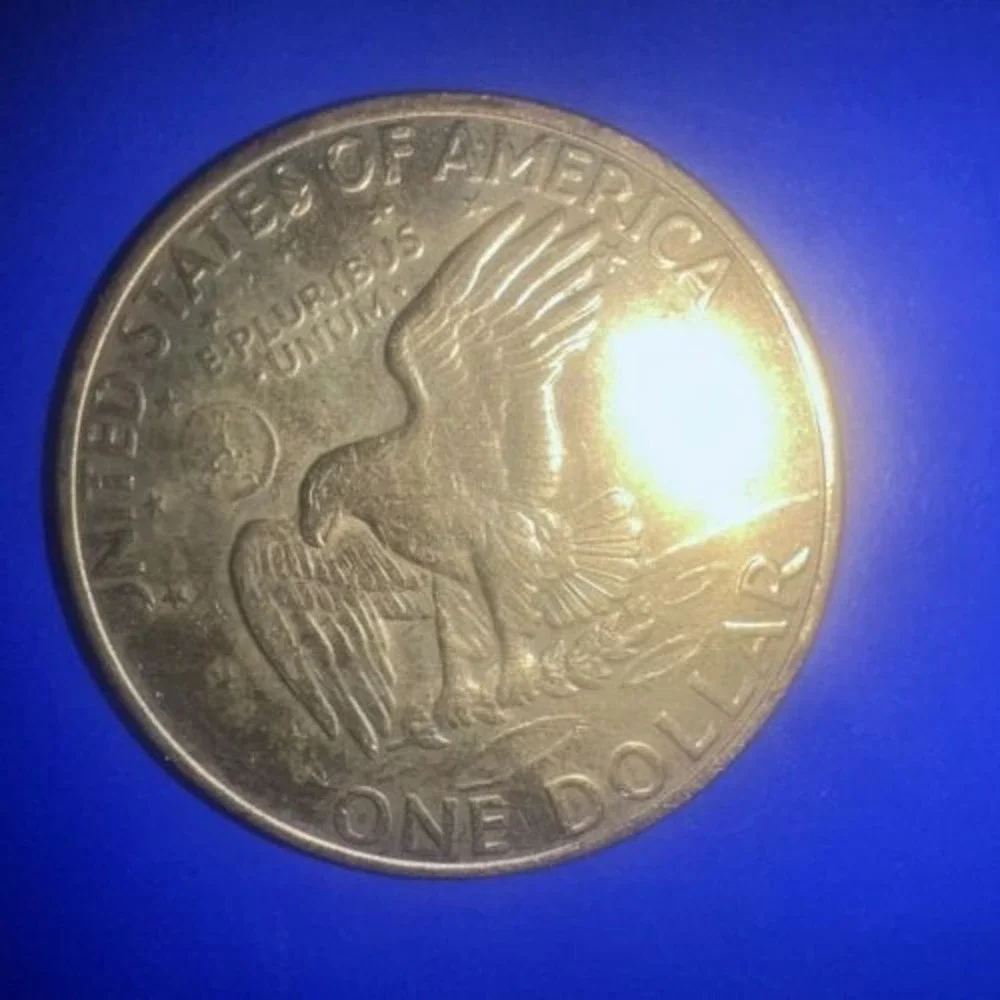 RARE!‎ 1972 USA One Dollar Liberty Eisenhower Coin Flying Eagle